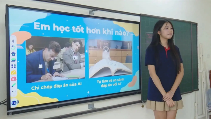 Khi học sinh THPT Chuyên dạy học sinh tiểu học về AI